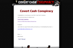 Covert cash conspiracy review - Download